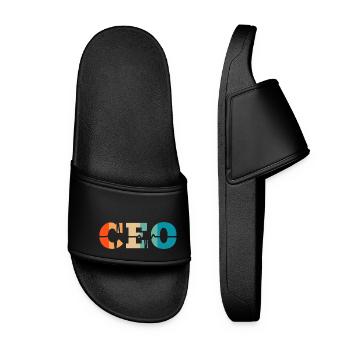Retro Heartbeat Chief Executive Officer - Women’s Pool Sliders - black - Front