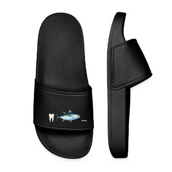 Tuna tooth ... - Women’s Pool Sliders - black - Front