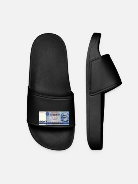 100 Marks of the GDR - Women’s Pool Sliders - black
