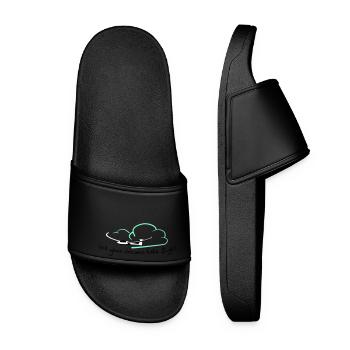 Glider Gliding Gliding Gliding Glider - Women’s Pool Sliders - black - Front