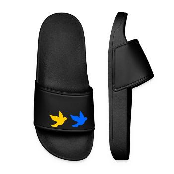 Ukraine - Women’s Pool Sliders - black - Front