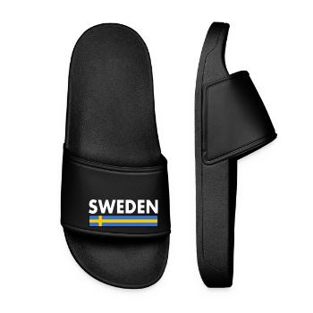 Schweden - Frauen Badelatschen - Schwarz - Vorne