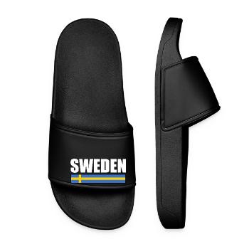 Schweden - Frauen Badelatschen - Schwarz - Vorne