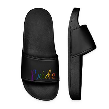 Wear your pride - Women’s Pool Sliders - black - Front