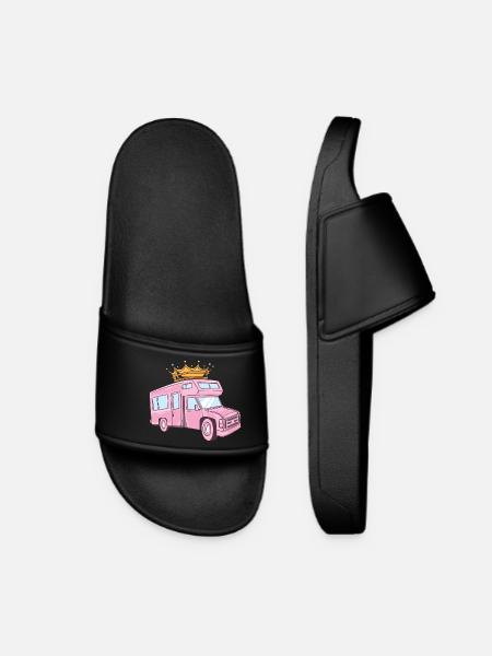 Rosa Camper / weibliche Camper / Camper / Pink - Frauen Badelatschen - Schwarz