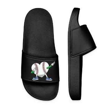 Baseball - Women’s Pool Sliders - black - Front