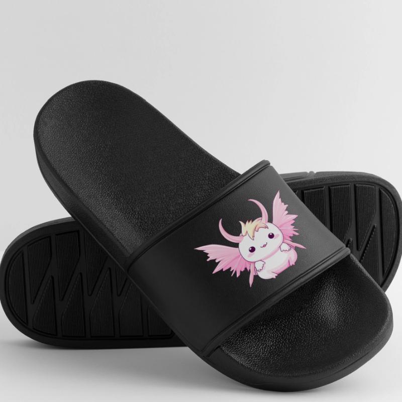 Axolotl Angels & Devils - Design avec cornes et Claquettes Femme