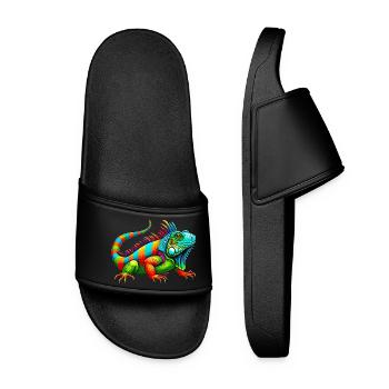 Iguana - Women’s Pool Sliders - black - Front