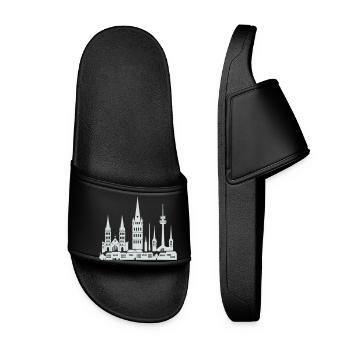 Horizon de Bonn - Claquettes Femme - noir - Devant