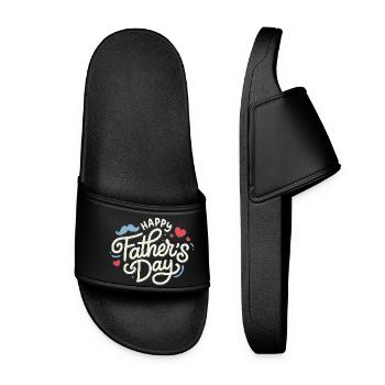 Fathers day - Women’s Pool Sliders - black - Front