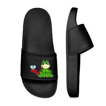 Mouche grenouille - Claquettes Femme - noir - Devant