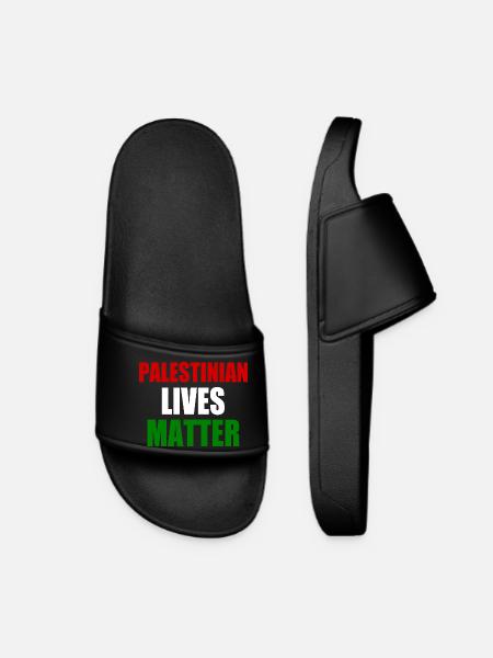 Palestinian lives matter - Claquettes Femme - noir