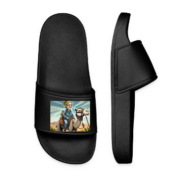 Tante du Maroc Hab 'ne Tante aus Marokko - Claquettes Femme - noir - Devant