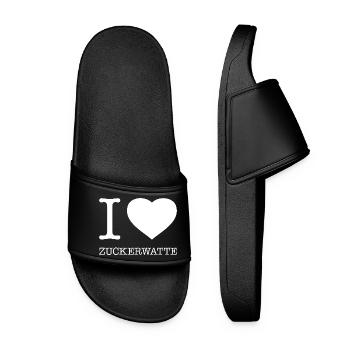 I love cotton candy - Women’s Pool Sliders - black - Front