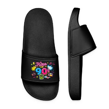 nineties - Women’s Pool Sliders - black - Front