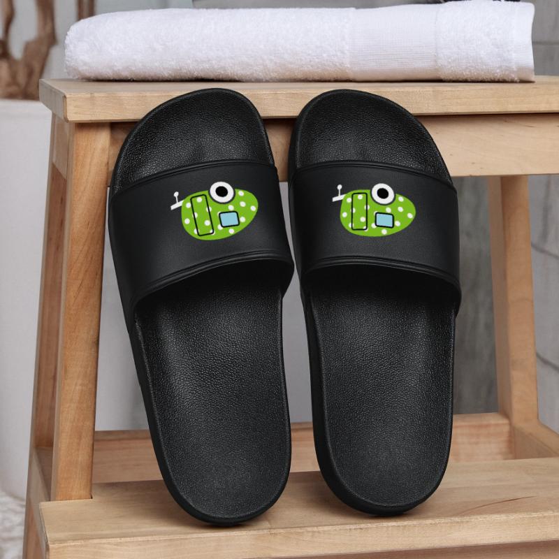 Caravan Caravan Green Dots Camping Easter Egg Women’s Pool Sliders