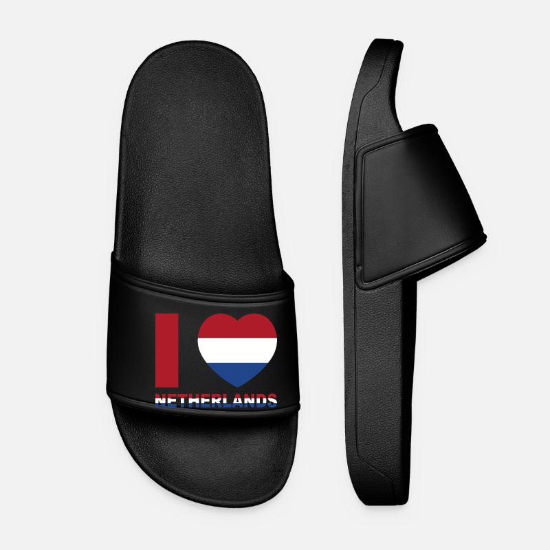 J’aime les Pays-Bas - Claquettes Femme - noir