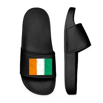 Flagge von Côte d'Ivoire - Frauen Badelatschen - Schwarz - Vorne