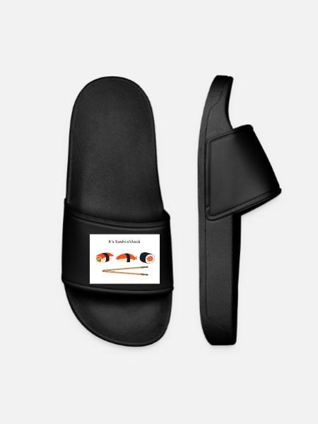 It's Sushi o'clock - Women’s Pool Sliders - black