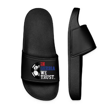 In Serbia we trust - Women’s Pool Sliders - black - Front