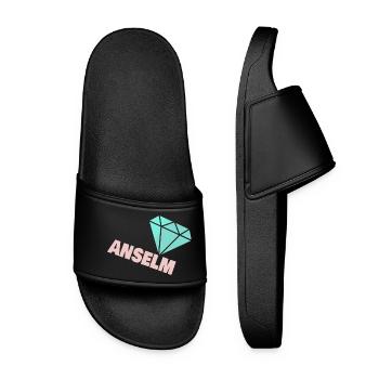 Diamant Anselm - Frauen Badelatschen - Schwarz - Vorne