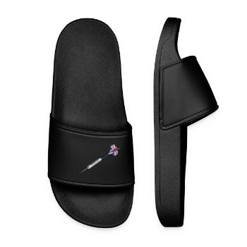 Great Britain darts arrow - Women’s Pool Sliders - black - Front