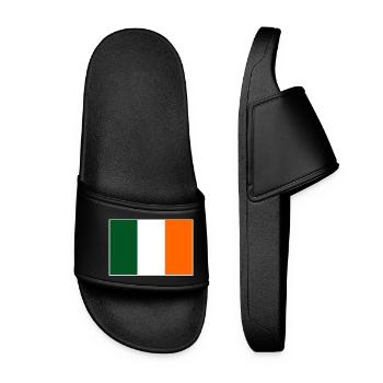 Ireland Flag - Women’s Pool Sliders - black - Front