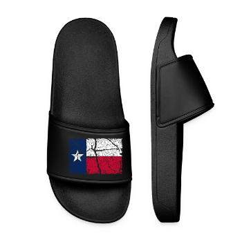 Texas Vintage - Frauen Badelatschen - Schwarz - Vorne
