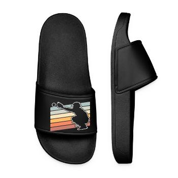 Baseball - Women’s Pool Sliders - black - Front