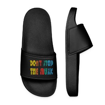 Don ́t stop music - Women’s Pool Sliders - black - Front