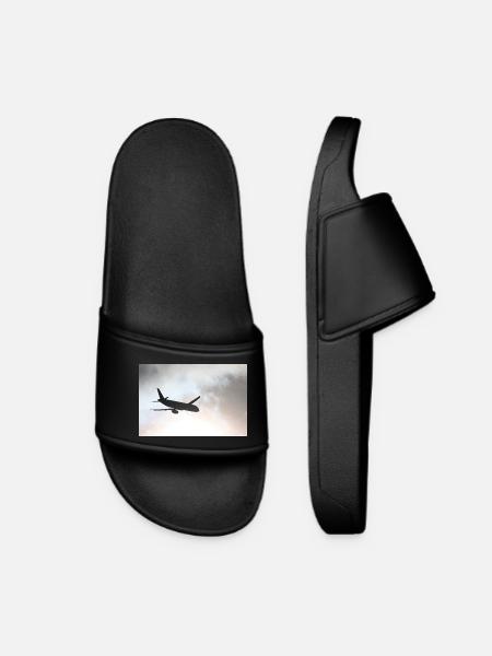 The Phantom in the Sky - Women’s Pool Sliders - black