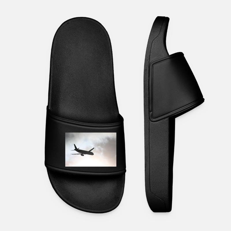 The Phantom in the Sky - Women’s Pool Sliders - black