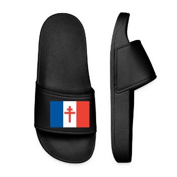 France Libre - Frauen Badelatschen - Schwarz - Vorne