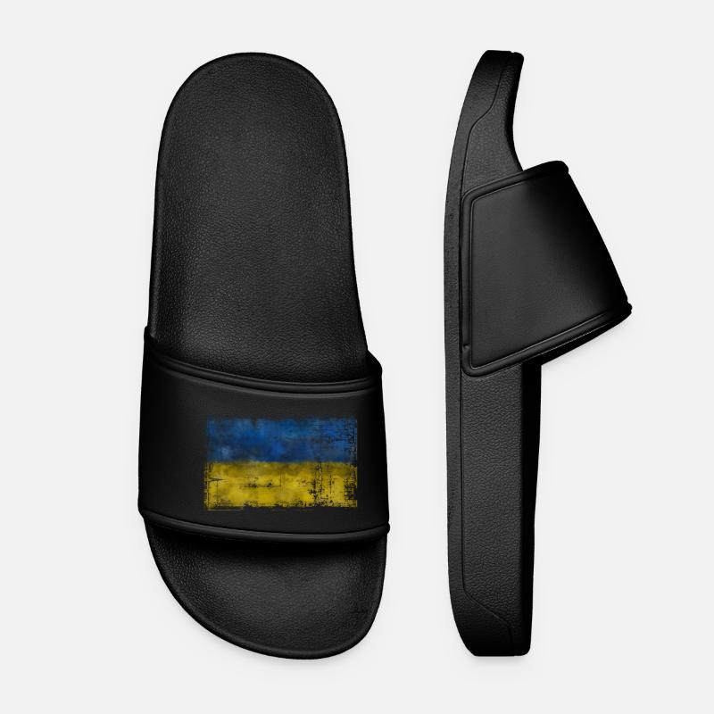 Ukraine - Frauen Badelatschen - Schwarz