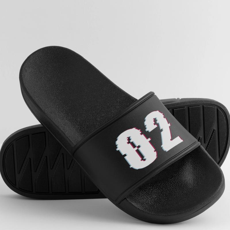 Two 2 Two 02 Number Effect Distorted Number Women’s Pool Sliders