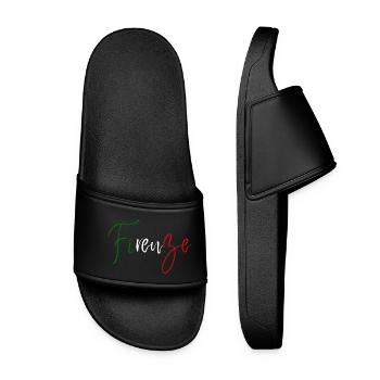 J’adore Florence, design minimaliste élégant - Claquettes Femme - noir - Devant