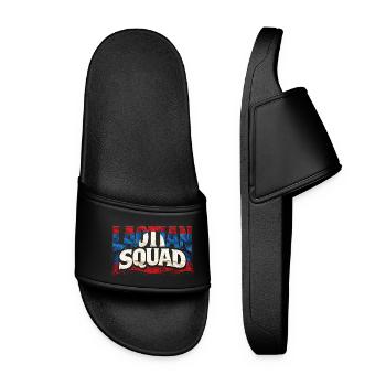 Laos Laotische Wurzel Laotian Squad - Frauen Badelatschen - Schwarz - Vorne