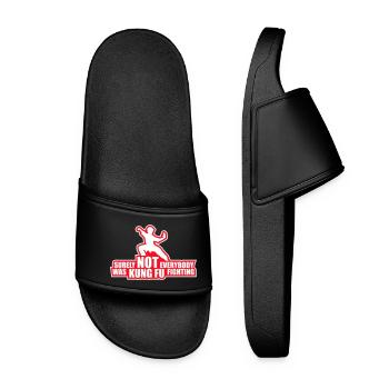 Surely Not Everybody Was Kung Fu Fighting Lustig - Women’s Pool Sliders - black - Front