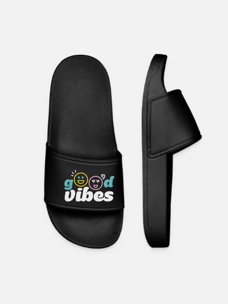 good_vibes - Claquettes Femme - noir