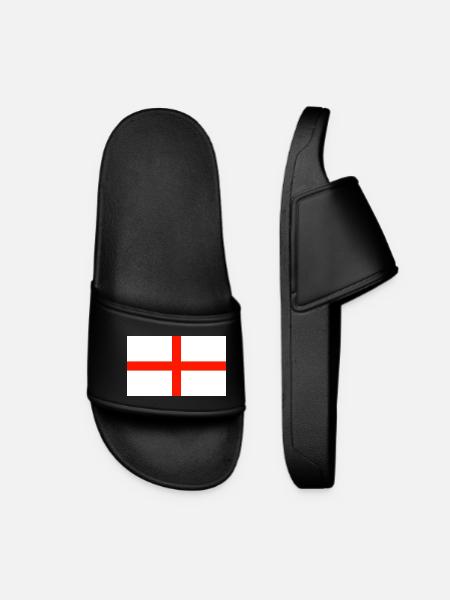 Drapeau anglais - Claquettes Femme - noir