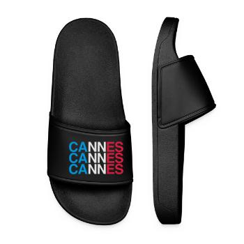 CANNES French Flag - Frankreich - France - Women’s Pool Sliders - black - Front