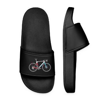 Road Bike Bike Bike Bike Road Bike Symbol Colors - Women’s Pool Sliders - black - Front
