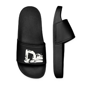 Excavatrice - Claquettes Femme - noir - Devant