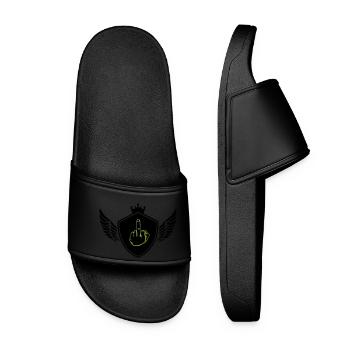 Armoiries, majeur - Claquettes Femme - noir - Devant
