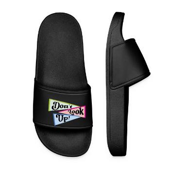 Don't look up - Women’s Pool Sliders - black - Front