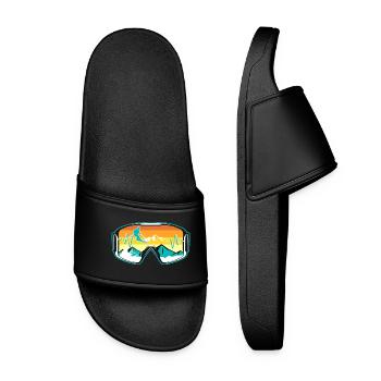 Skier's Goggles - Women’s Pool Sliders - black - Front