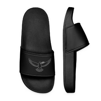 Paix de la colombe - Claquettes Femme - noir - Devant