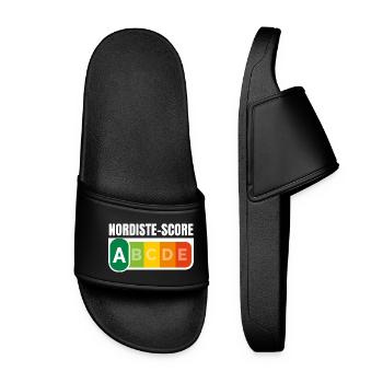 NORDISTE SCORE - Humour noir - Claquettes Femme - noir - Devant