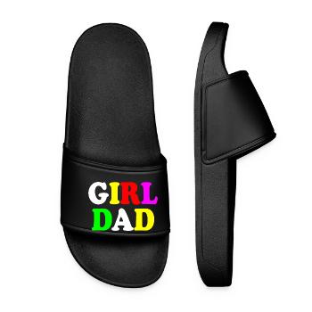 Girl dad - Claquettes Femme - noir - Devant
