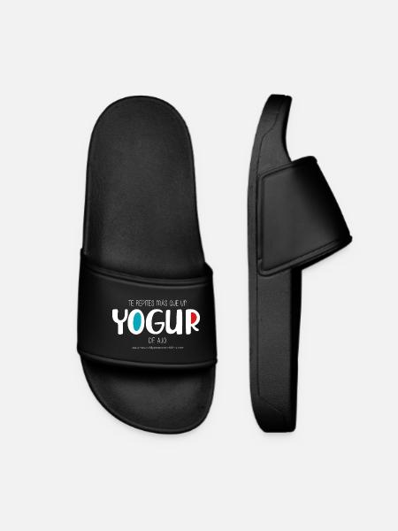 Yogourt à l’ail (noir) - Claquettes Femme - noir